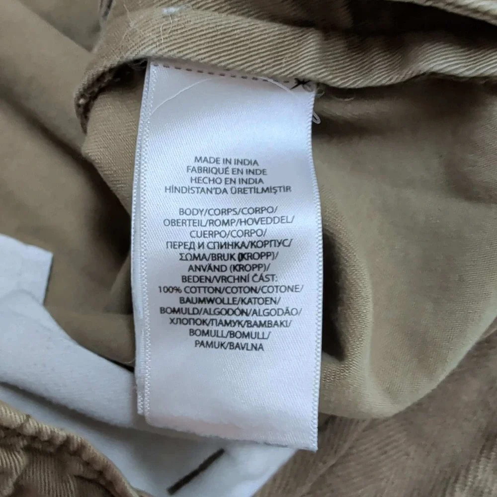 Polo Ralph Lauren Cargo Shorts Mens 36 Tan Khaki Relaxed Fit Cotton Utility